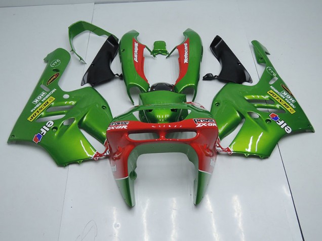 1994-1997 Green Red Kawasaki Ninja ZX9R Fairings 1994-1997 Green Red Kawasaki Ninja ZX9R Fairings