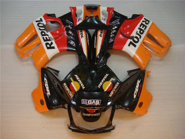 1995-1998 Black Orange Honda CBR600 F3 Fairings 1995-1998 Black Orange Honda CBR600 F3 Fairings