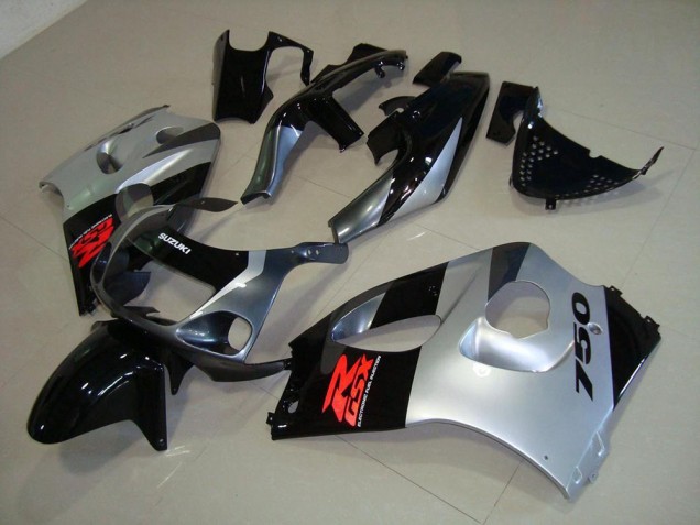 1996-2000 Silver Suzuki GSXR 600 Fairings 1996-2000 Silver Suzuki GSXR 600 Fairings