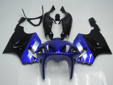 1996-2002 Blue and Black Kawasaki Ninja ZX7R Fairings