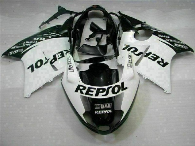 1996-2007 White Black Honda CBR1100XX Fairings