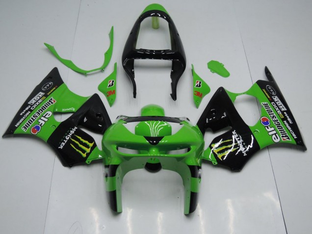 1998-1999 Green Monster Kawasaki Ninja ZX6R Fairings