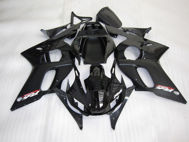1998-2002 Black Yamaha YZF R6 Fairings 1998-2002 Black Yamaha YZF R6 Fairings
