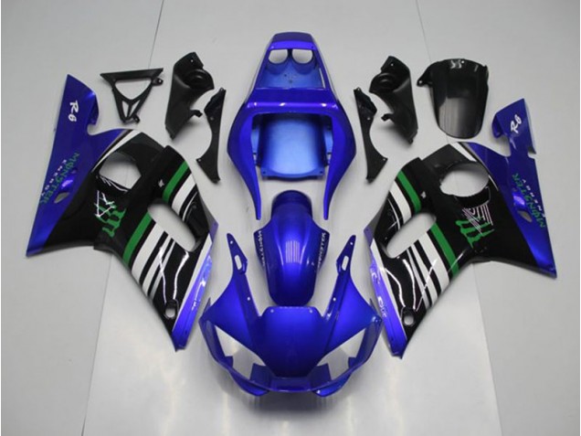 1998-2002 Blue Monster Yamaha YZF R6 Fairings 1998-2002 Blue Monster Yamaha YZF R6 Fairings