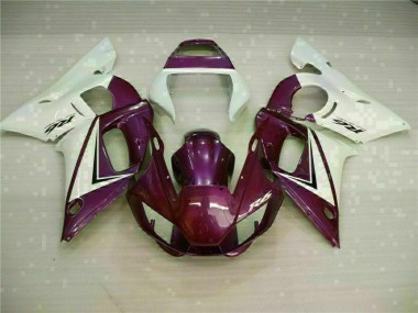1998-2002 Purple White Yamaha YZF R6 Fairings