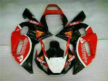 1998-2002 Red Black Yamaha YZF R6 Fairings
