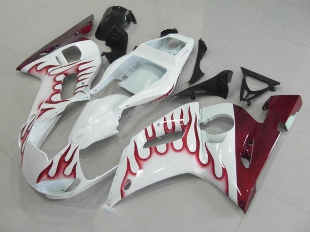 1998-2002 Red Flame Yamaha YZF R6 Fairings 1998-2002 Red Flame Yamaha YZF R6 Fairings