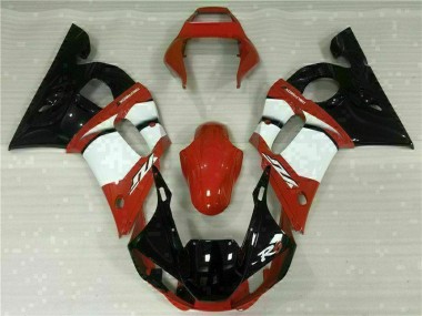 1998-2002 Red White Yamaha YZF R6 Fairings