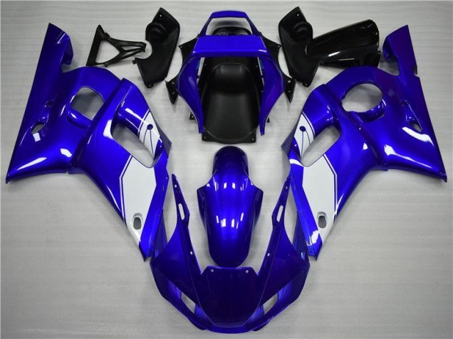 1998-2002 White Blue Yamaha YZF R6 Fairing Kit & Bodywork 1998-2002 White Blue Yamaha YZF R6 Fairing Kit & Bodywork