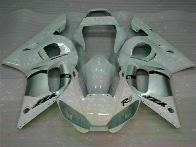 1998-2002 White Yamaha YZF R6 Fairings 1998-2002 White Yamaha YZF R6 Fairings