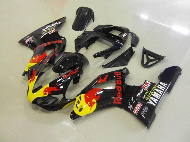 2000-2001 Black Red Bull Yamaha YZF R1 Fairings
