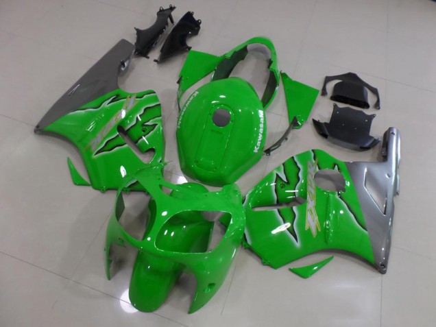2000-2001 Green Flame Kawasaki Ninja ZX12R Fairings 2000-2001 Green Flame Kawasaki Ninja ZX12R Fairings