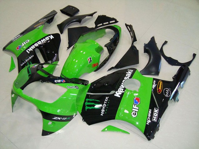 2000-2001 Green Monster Kawasaki Ninja ZX12R Fairings 2000-2001 Green Monster Kawasaki Ninja ZX12R Fairings