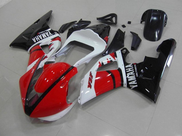 2000-2001 Red Black White Race Version Yamaha YZF R1 Fairings 2000-2001 Red Black White Race Version Yamaha YZF R1 Fairings
