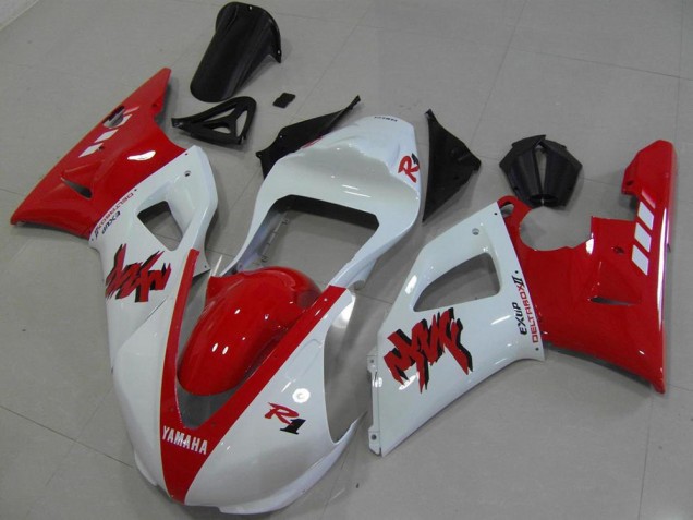 2000-2001 Red White Race Yamaha YZF R1 Fairings 2000-2001 Red White Race Yamaha YZF R1 Fairings
