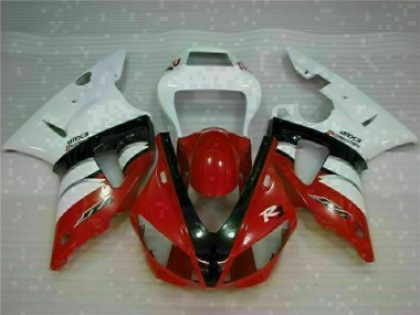 2000-2001 Red Yamaha YZF R1 Abs Fairing Kit