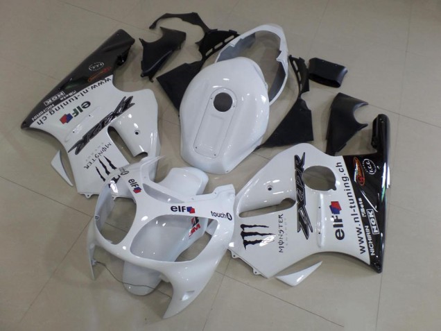 2000-2001 White Kawasaki Ninja ZX12R Fairings 2000-2001 White Kawasaki Ninja ZX12R Fairings