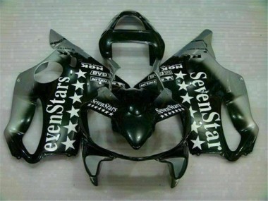 2001-2003 Black Silver Honda CBR600 F4i Fairings