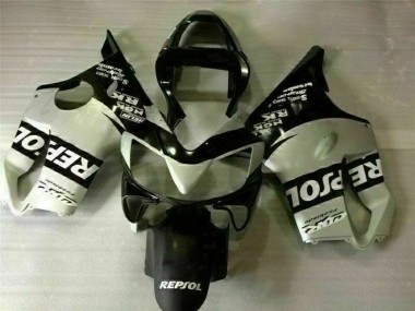 2001-2003 Black Silver Honda CBR600 F4i Injection Fairings
