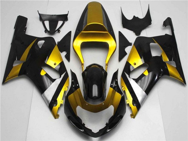 2001-2003 Gold Black Suzuki GSXR 600/750 Fairings