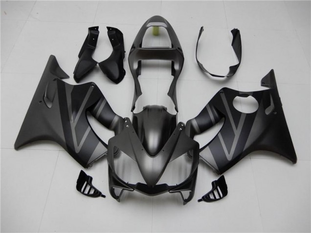 2001-2003 Matte Black Grey Honda CBR600 F4i Fairings