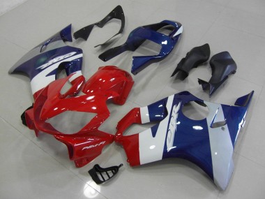 2001-2003 Red Blue Silver Honda CBR600 F4I Fairings