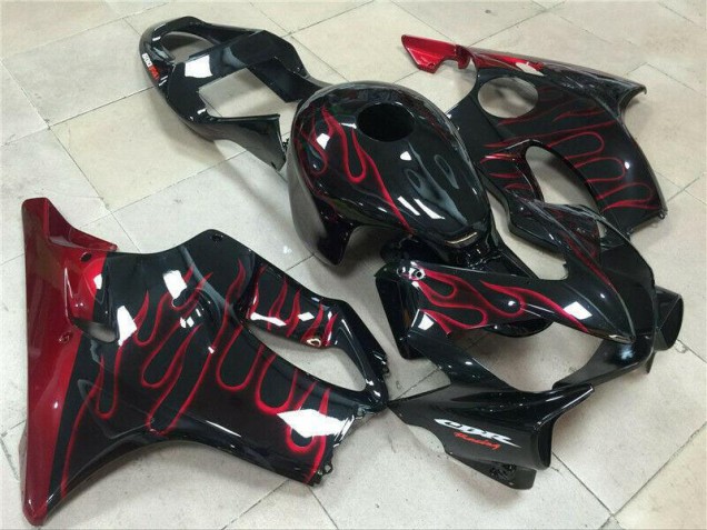 2001-2003 Red Flame Honda CBR600 F4i Fairings & Bodywork