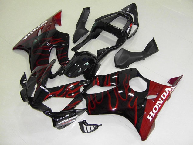 2001-2003 Red Flame Honda CBR600 F4I Fairings 2001-2003 Red Flame Honda CBR600 F4I Fairings