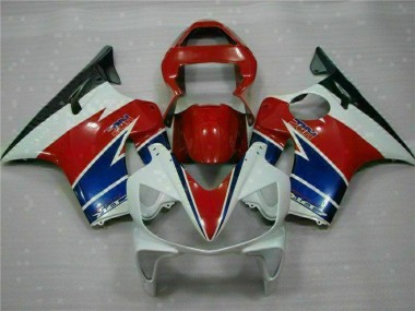 2001-2003 Red White Blue Honda CBR600 F4i Fairings