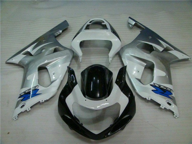 2001-2003 Silver Black Suzuki GSXR 600/750 Plastics Fairing Kits 2001-2003 Silver Black Suzuki GSXR 600/750 Plastics Fairing Kits