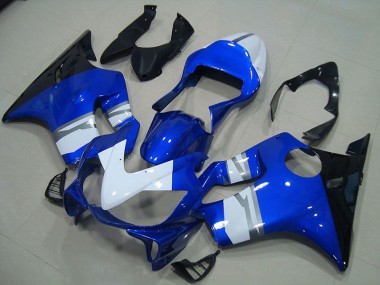 2001-2003 White Blue Black Honda CBR600 F4I Fairings