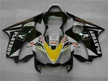 2001-2003 Yellow Silver Black Honda CBR600 F4i Fairings