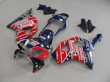 2002-2003 Dark Blue Star Honda CBR900RR 954 Fairings