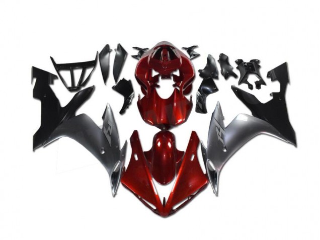 2002-2003 Red Grey Black Yamaha YZF R1 Fairings 2002-2003 Red Grey Black Yamaha YZF R1 Fairings