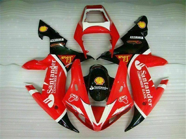 2002-2003 Red Yamaha YZF R1 Full Fairing Kit 2002-2003 Red Yamaha YZF R1 Full Fairing Kit