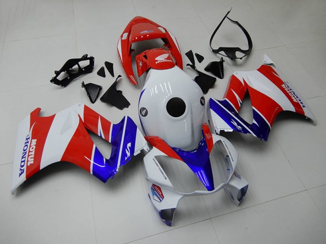 2002-2013 Blue White Red Honda VFR800 Fairings 2002-2013 Blue White Red Honda VFR800 Fairings