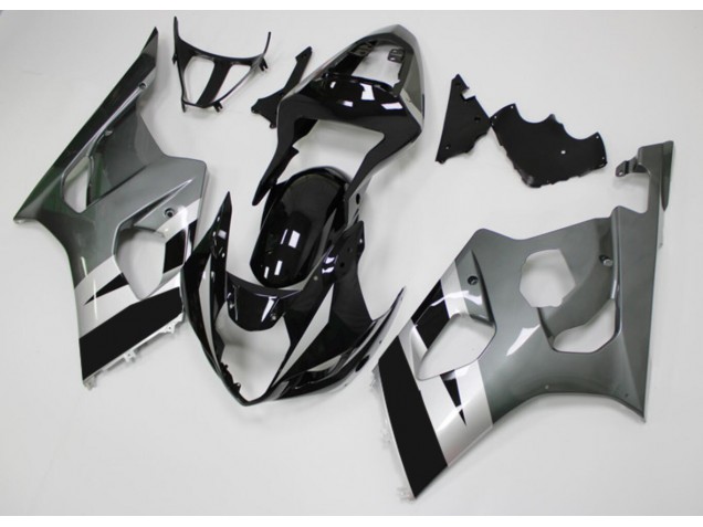 2003-2004 Black Grey Suzuki GSXR 1000 Fairings 2003-2004 Black Grey Suzuki GSXR 1000 Fairings
