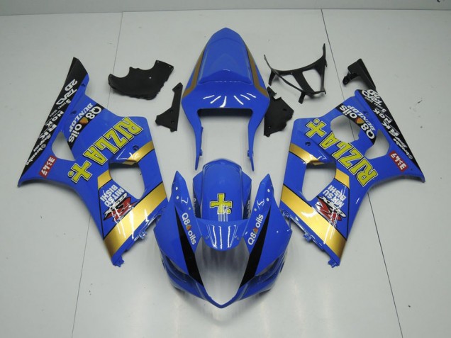 2003-2004 Blue Rizla Suzuki GSXR 1000 Fairings 2003-2004 Blue Rizla Suzuki GSXR 1000 Fairings