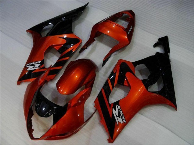 2003-2004 Brown Black Suzuki GSXR 1000 Fairings