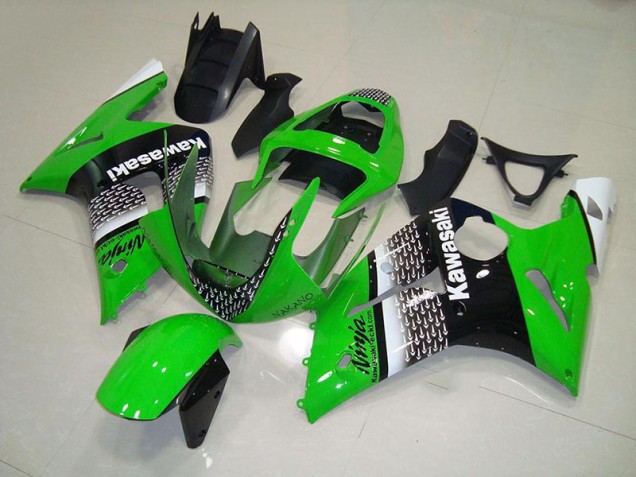 2003-2004 Green Nakano Kawasaki Ninja ZX6R Fairings 2003-2004 Green Nakano Kawasaki Ninja ZX6R Fairings