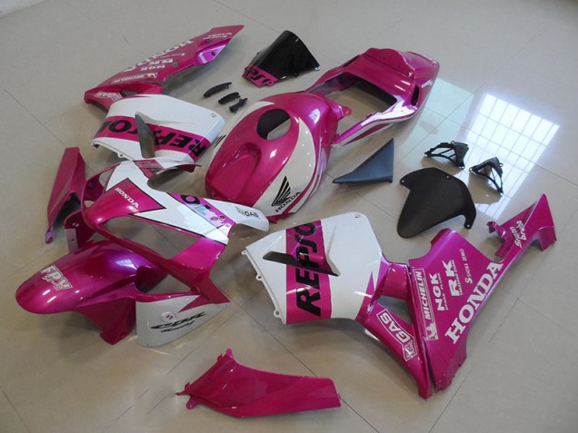 2003-2004 Pink Repsol Honda CBR600RR Fairings 2003-2004 Pink Repsol Honda CBR600RR Fairings