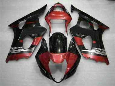 2003-2004 Red Black Suzuki GSXR 1000 Fairings