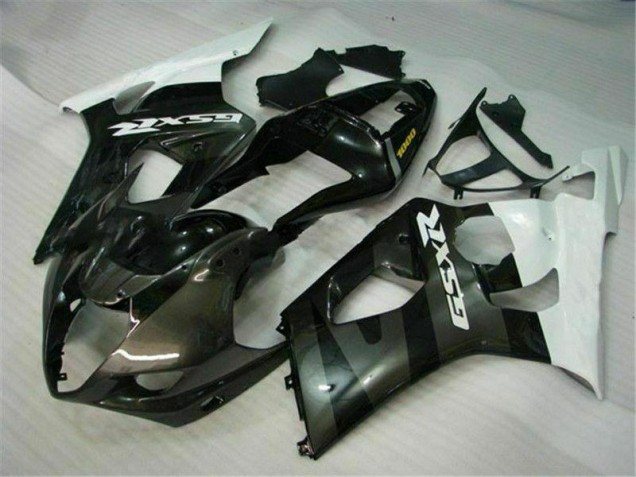 2003-2004 White Black Suzuki GSXR 1000 Fairings 2003-2004 White Black Suzuki GSXR 1000 Fairings