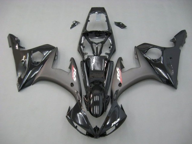 2003-2005 Contrast Black Yamaha YZF R6 Fairings 2003-2005 Contrast Black Yamaha YZF R6 Fairings