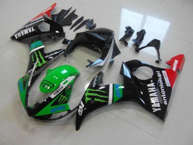 2003-2005 Green Monster Yamaha YZF R6 Fairings