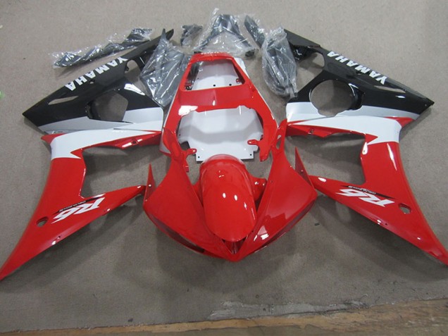 2003-2005 Red White Decal Yamaha YZF R6 Fairings 2003-2005 Red White Decal Yamaha YZF R6 Fairings