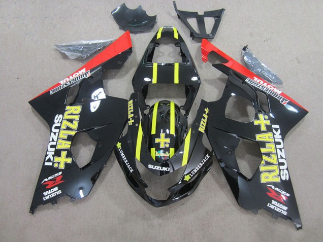 2004-2005 Black Yellow Rizla Suzuki GSXR750 Fairings 2004-2005 Black Yellow Rizla Suzuki GSXR750 Fairings