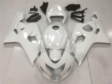 2004-2005 Glossy White Suzuki GSXR 600/750 Fairings