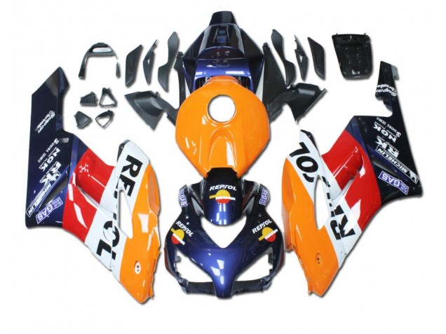 2004-2005 Orange Red Blue Honda CBR1000RR Fairings 2004-2005 Orange Red Blue Honda CBR1000RR Fairings