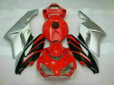 2004-2005 Red Silver Honda CBR1000RR Fairings